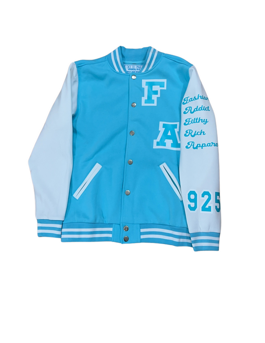 FAFRA Sports  Jacket “Aqua Blue”