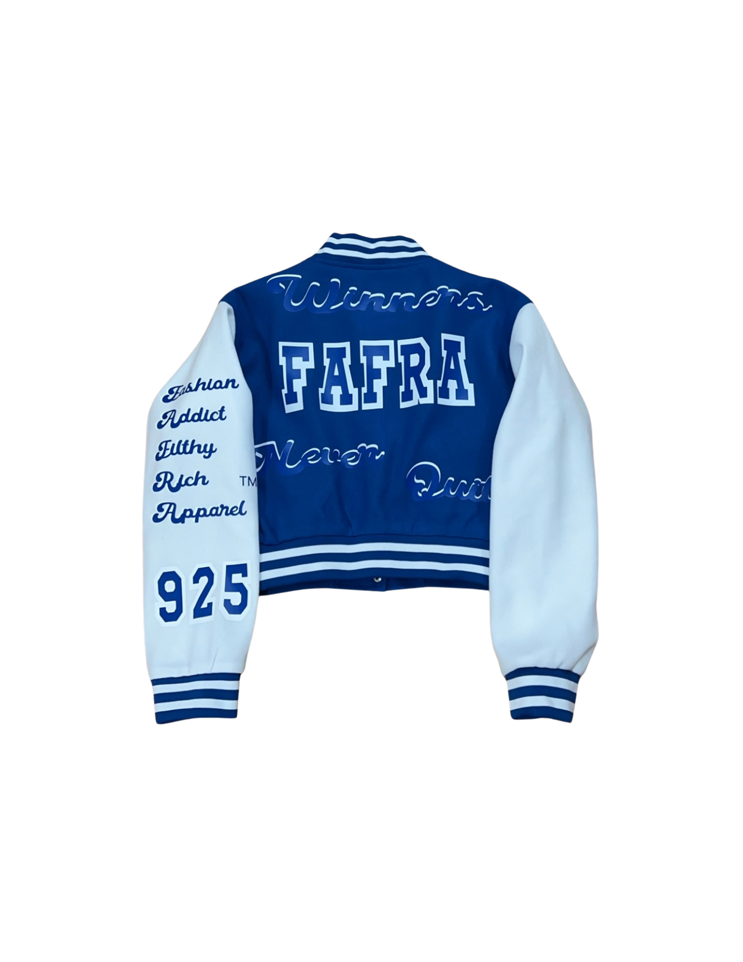 FAFRA Sports Cropped Jacket “Royal Blue”